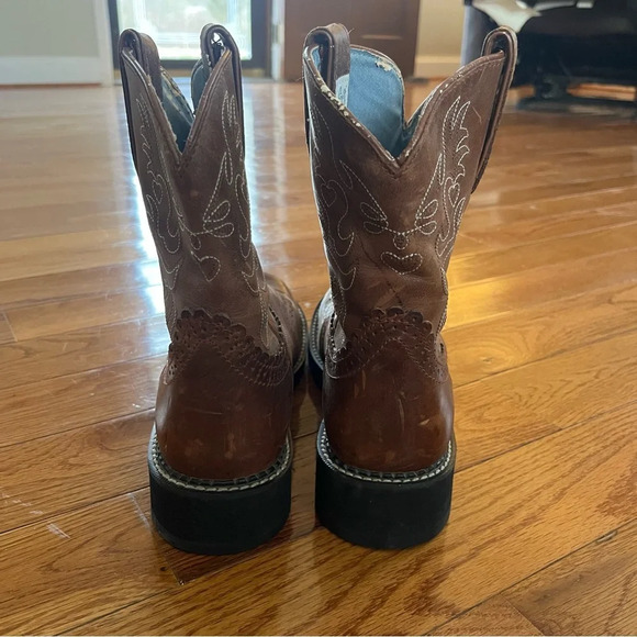 Ariat Women's Fatbaby Saddle Western Boot - Picture 2 of 9